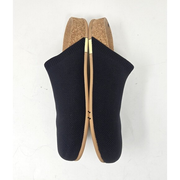 MESSAGE Henning Mules Clogs Black Minimalist Recovery Cork Vegan EU 39 US 8, 8.5 - Picture 8 of 12